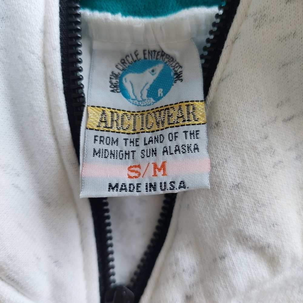 Arcticwear Vintage 90's Sweater Jacket Size Small/Meduim - Picture 4 of 7